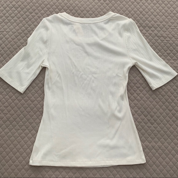 COPY - Anthropologie Pure and Good Ribbed Shirt - Picture 8 of 8